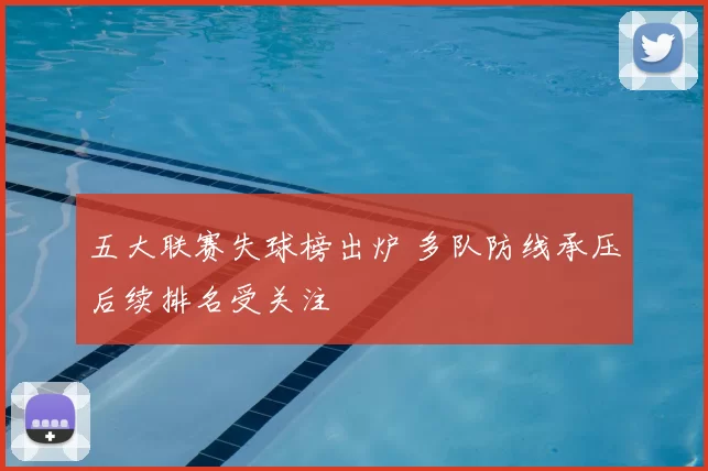 五大联赛失球榜出炉 多队防线承压后续排名受关注